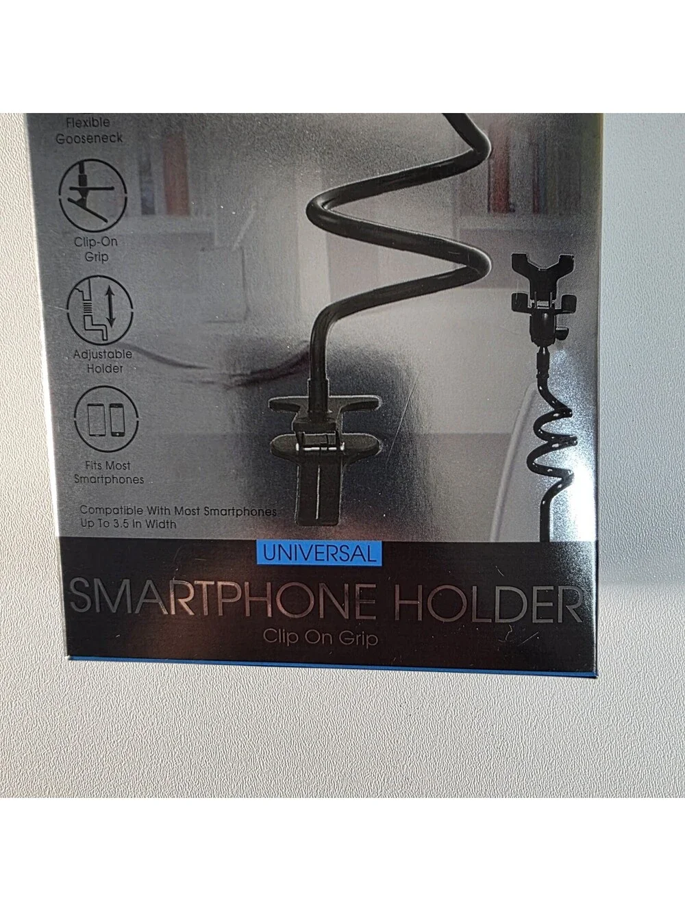 BYTECH Universal Smartphone Holder Clip On Grip Flexible Gooseneck